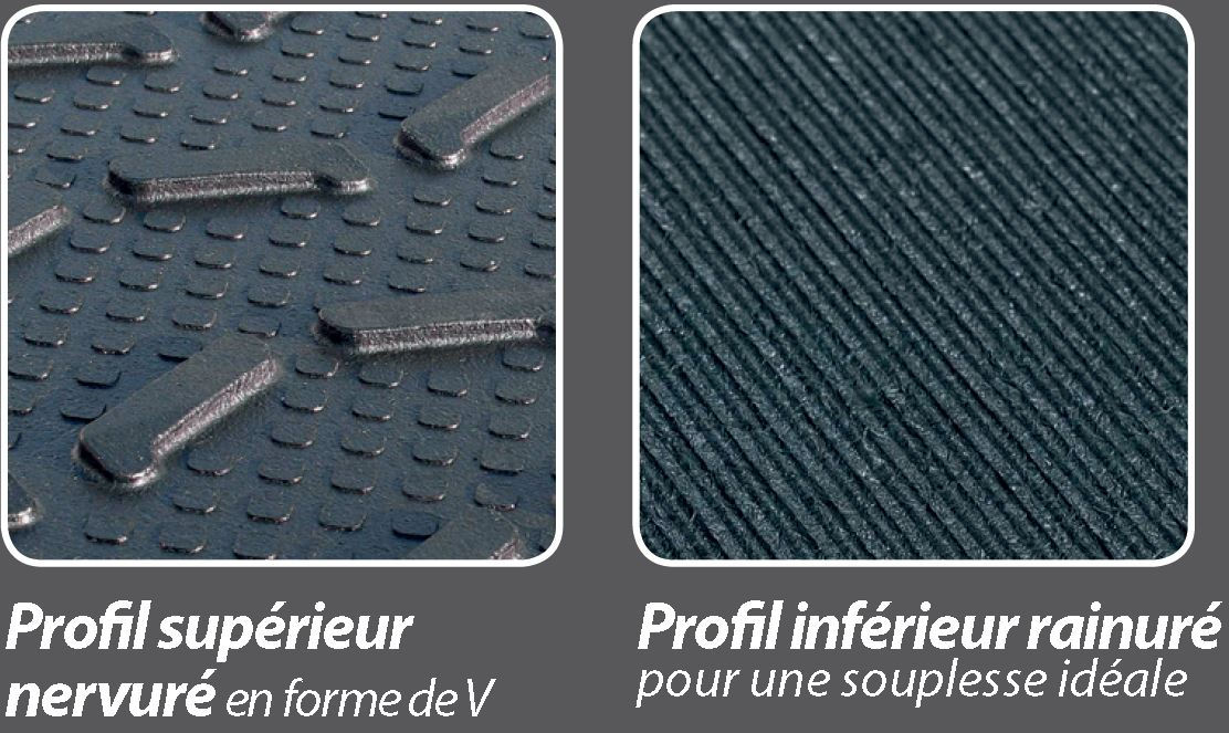 Tapis de circulation MONTA Revetement de sol pour fortes pentes