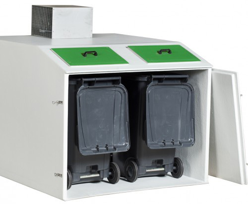 Unité de réfrigération des déchets pour 4 conteneurs de 240 litres
